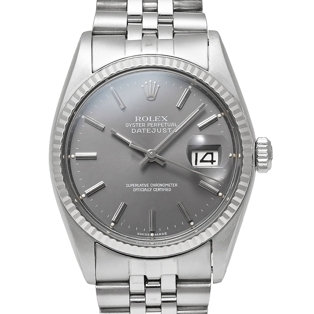 1978年前後 ROLEX デイトジャスト サービスダイヤル Ref.16014 グレー アンティーク品 メンズ 腕時計 ロレックス ROLEX デイトジャスト サービスダイヤル 1978年前後 Ref