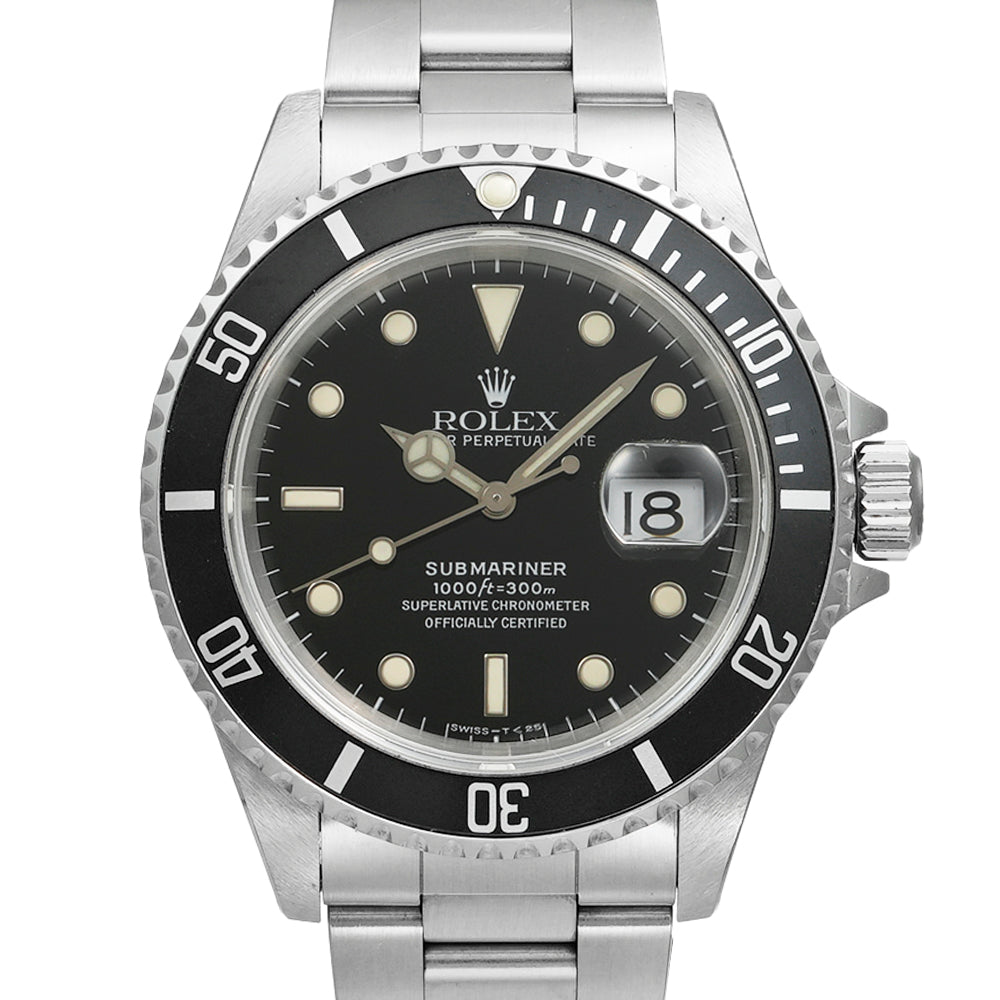 ROLEX サブマリーナ1998年 箱と付属品と未使用コマ ロレックス サブマリーナー デイト U番 箱・1998年保証書付き Ref