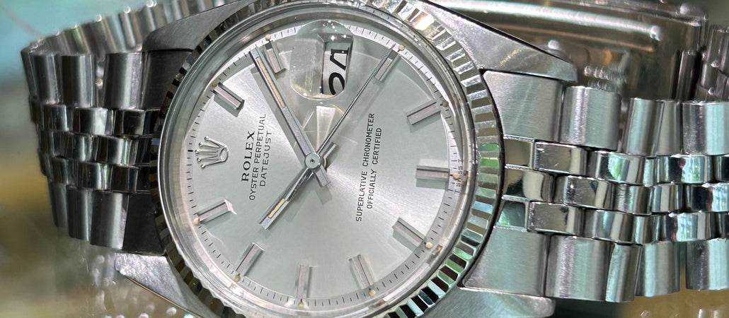 y様 ROLEX デイトジャスト Ref.1601 ワイドボーイ｜太インデックスが際立つ