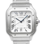 未使用品 サントス ドゥ カルティエ LM 替えのベルト付き Ref.WSSA0018 未使用品