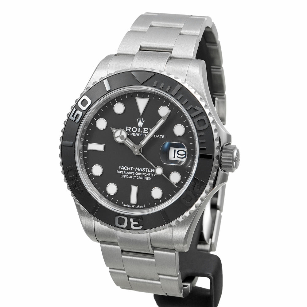 ロレックス 未使用品 ヨットマスター 42 箱・2025年2月保証書付き Ref