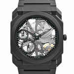 BVLGARI オクト フィニッシモ スケルトン 内箱・2019年12月国内正規保証書付き Ref.103126 中古品