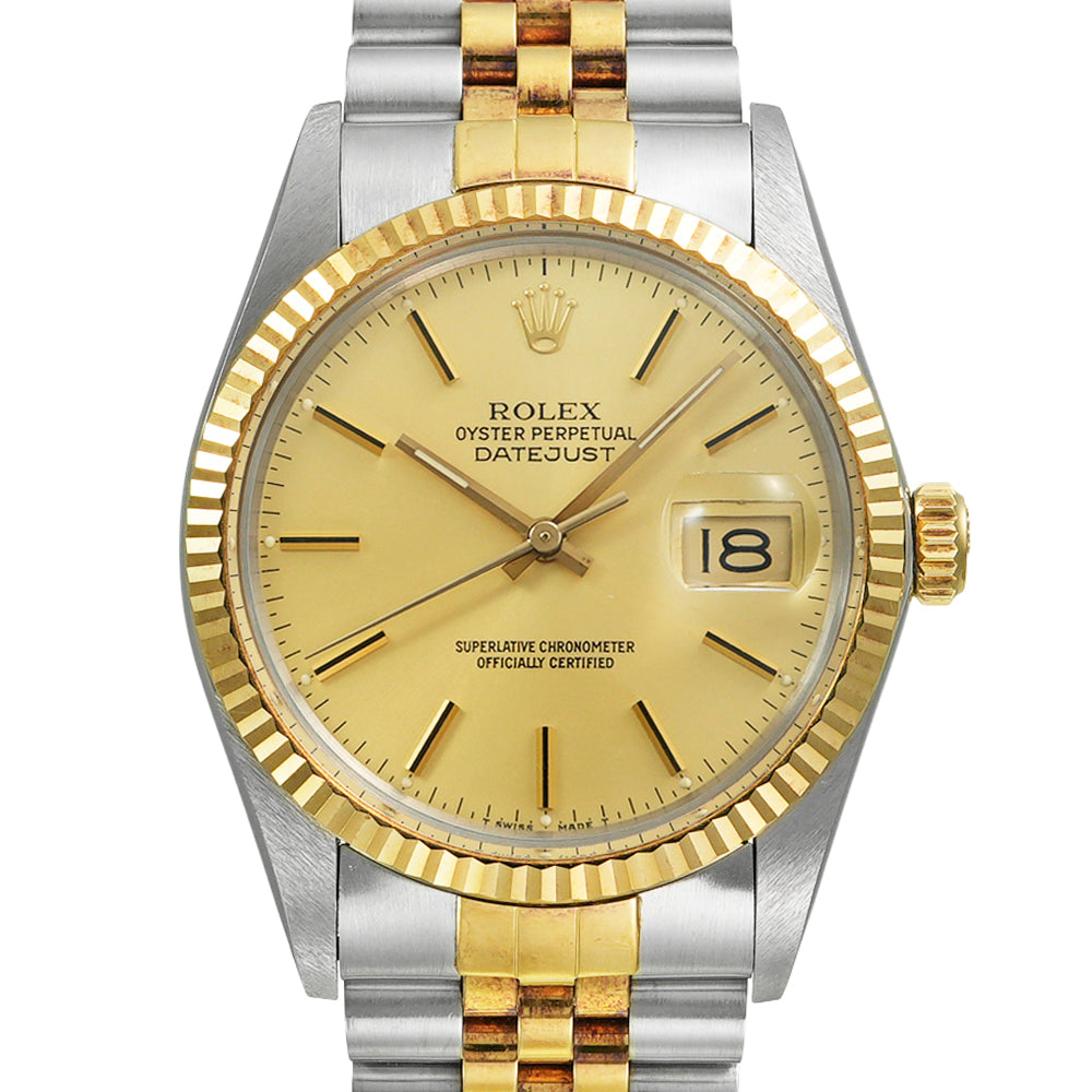 Rolex デイトジャスト ロレックス ROLEX デイトジャスト 1986年前後製造 箱・保証書付き Ref