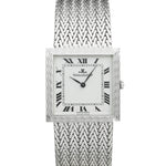 Jaeger-LeCoultre スクエア ホワイトゴールド メッシュブレス 1970年代製造 Ref.4470-22 アンティーク品