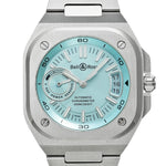 Bell＆Ross BR-X5 アイスブルー 箱・2025年2月保証書付き Ref.BRX5R-1B-ST/SST 中古美品