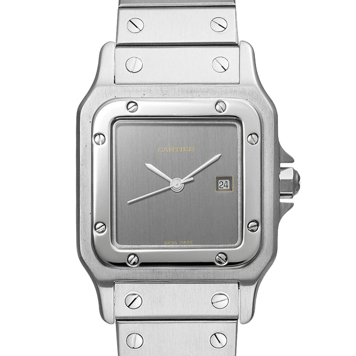 Cartier サントス カレ LM ゴースト サービスダイヤル 1980年代製造 Ref.81036188 アンティーク品