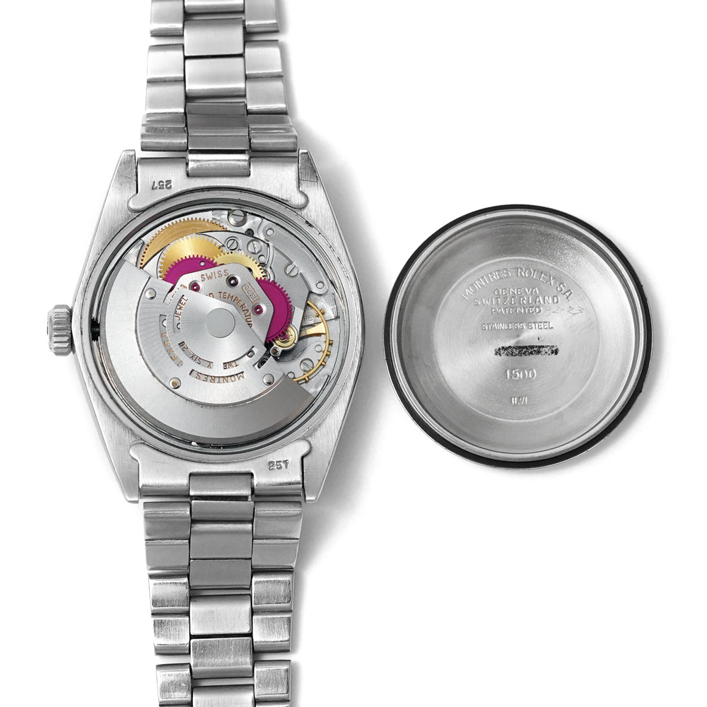 VINTAGE ANTIQUE ヴィンテージ アンティーク ROLEX オイスターパーペチュアル デイト 1500 アンティーク品 メンズ 腕時計 –  ブランド腕時計専門店ムーンフェイズ