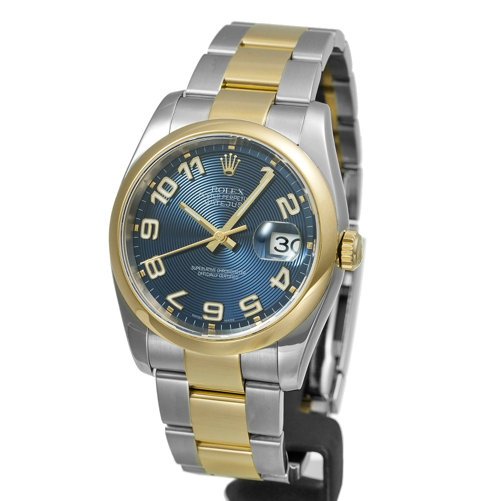 ご注文分　　15点 ロレックス デイトジャスト ブルーコンセントリック イエローロ