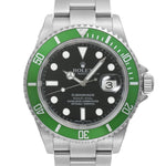 Green Submariner Date Ref.16610LV Used in good condition 