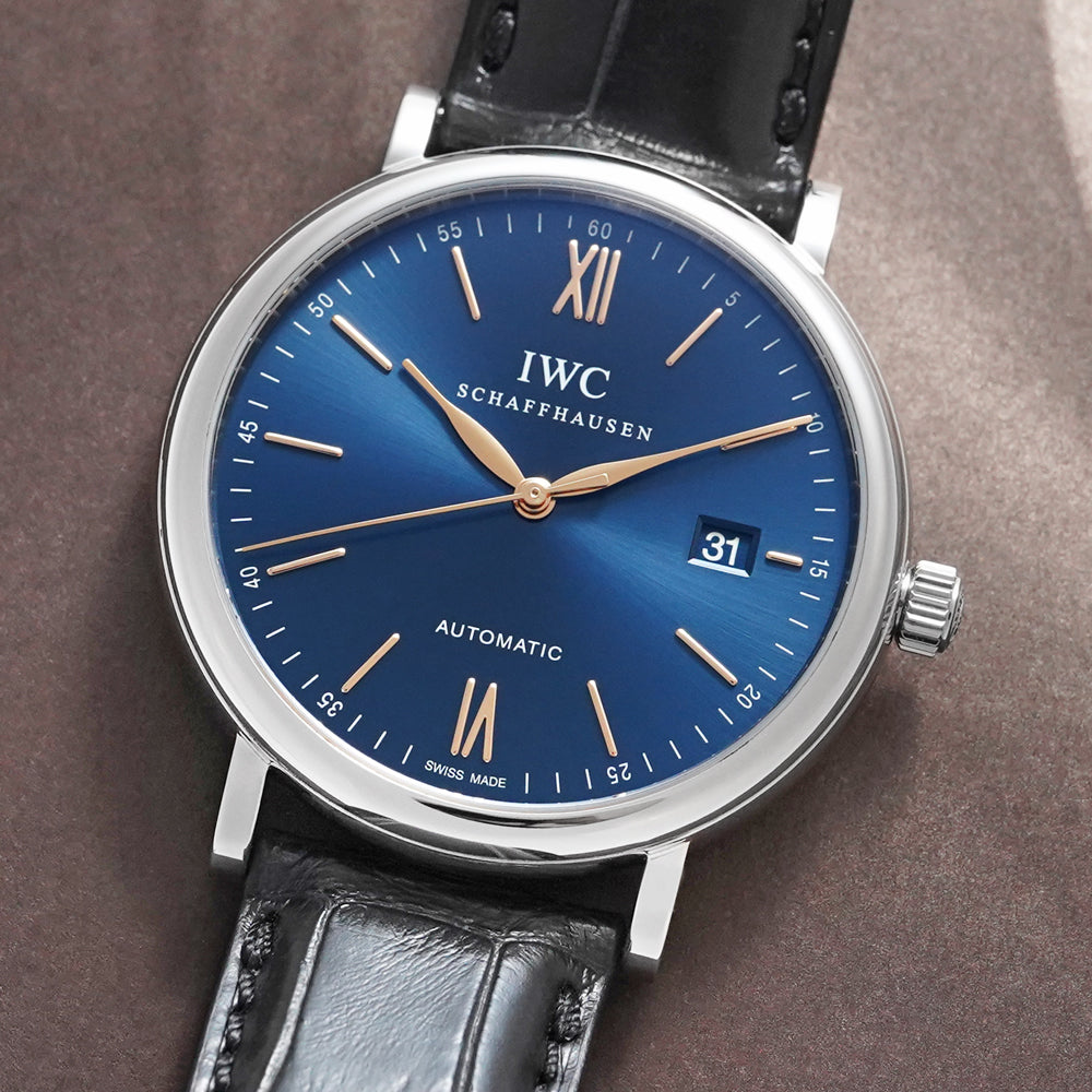 IWC インターナショナルウォッチカンパニー ポートフィノ IW356523 中古品 メンズ 腕時計