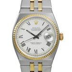ROLEX オイスタークォーツ デイトジャスト バックリーダイヤル 1980年頃 国際サービス保証書付き Ref.17013 アンティーク品