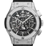 クラシックフュージョン アエロ チタニウム パヴェダイヤモンド 箱・e-warranty付き Ref.525.NX.0170.LR.1704 中古品