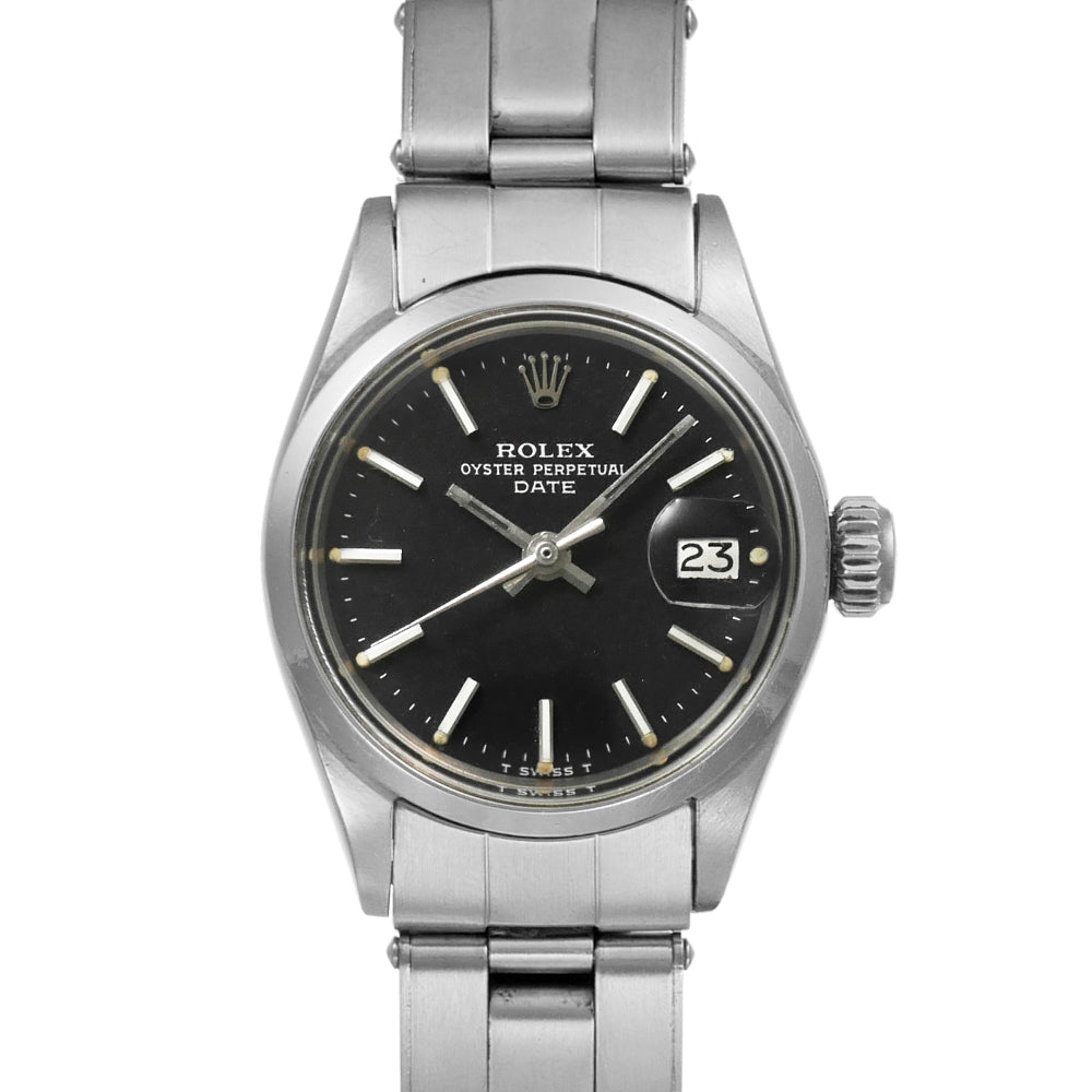 訳あり ロレックス ROLEX 6516 オイスター パーペチュアル デイト Cal.1161 自動巻き レディース _906659【ev15】 ROLEX - 訳あり ロレックス ROLEX 6516 オイスター パーペチュアル