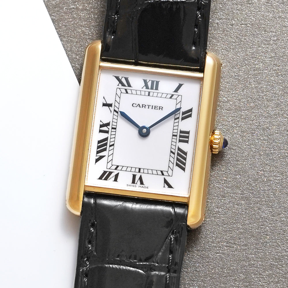 美品　カルティエ　 タンク アルディロン　 ゴールド　メンズ レディース Cartier カルティエ メンズ ベルト □ (80〜90cm) タンク アル