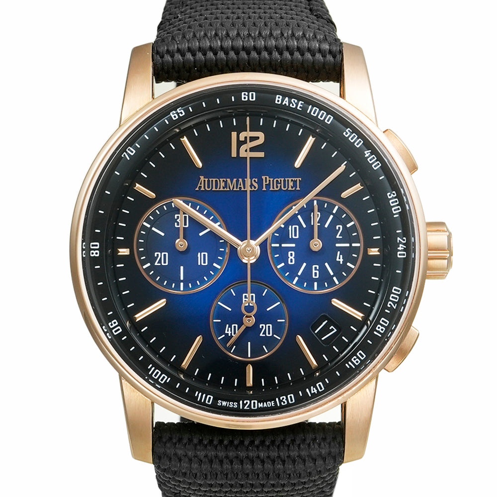 かずひろ様 ご購入予定品 CODE 11.59 バイ オーデマ ピゲ クロノグラフ ブルー×ブラック