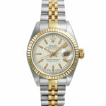 デイトジャスト ホワイトコンピュータ ノンポリッシュ品 S番 箱・1994年保証書付き Ref.69173 中古品