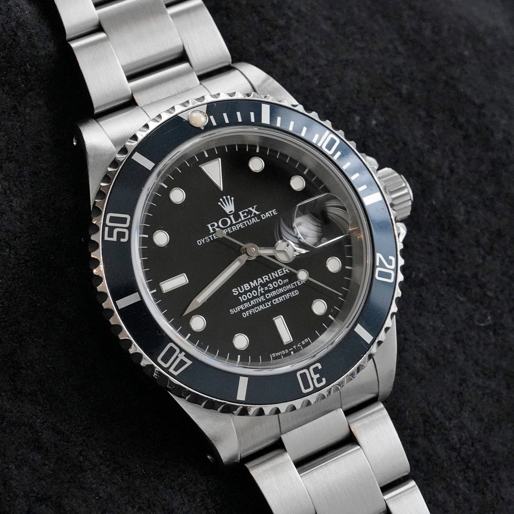 サブマリーナ デイト X番 箱・1994年保証書付き Ref.16610 中古品