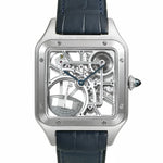 サントス デュモン ラージモデル スケルトン マイクロローター 箱・2024年保証書付き Ref.WHSA0032 中古品