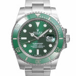 サブマリーナーデイト グリーン 箱・2019年国内正規保証書付き Ref.116610LV 中古品