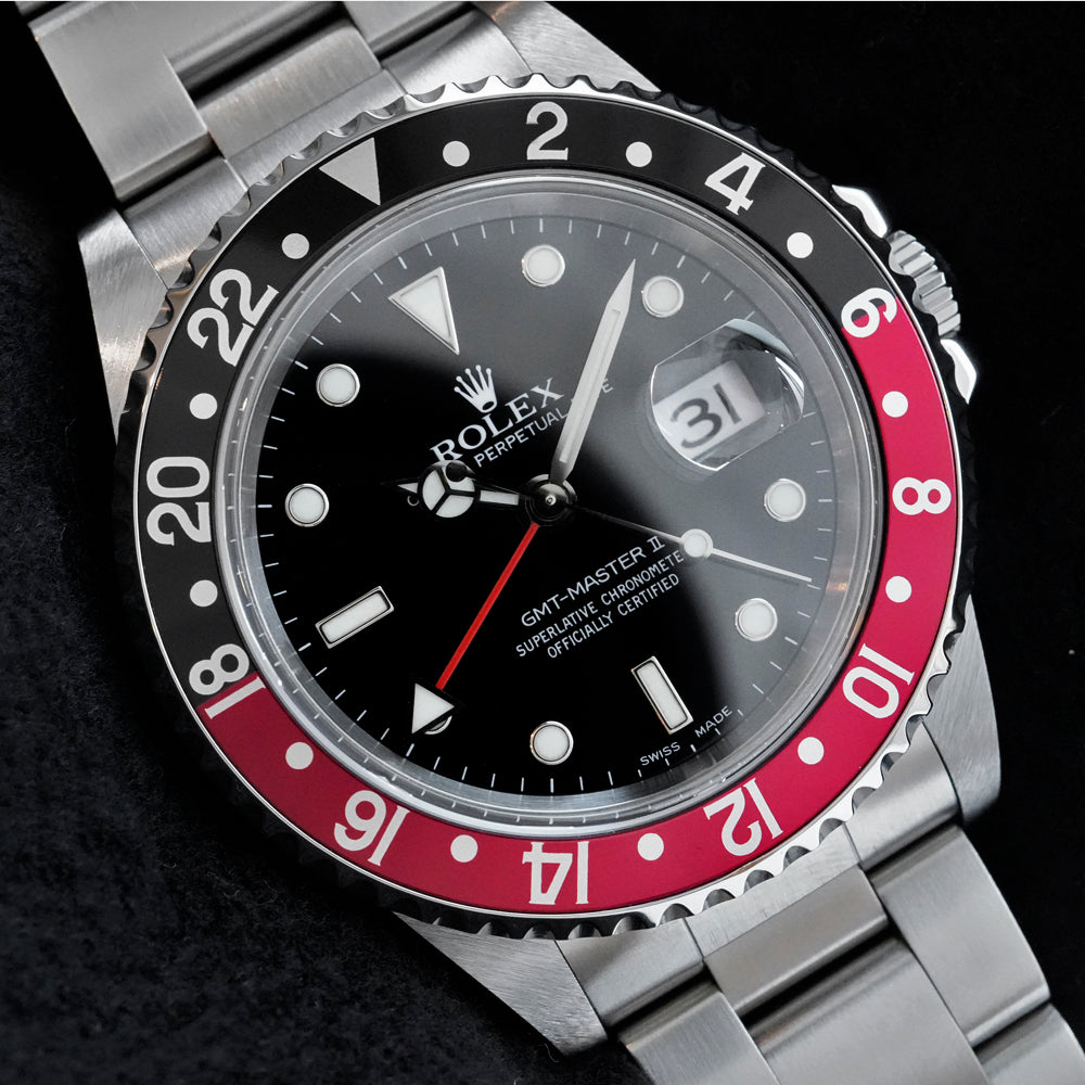 GMTマスター2 赤黒ベゼル A番 箱・2000年保証書付き Ref.16710 中古品