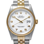 デイトジャスト アラビアインデックス コンビネーション U番 1997年製造 箱・保証書付き Ref.16233 中古品