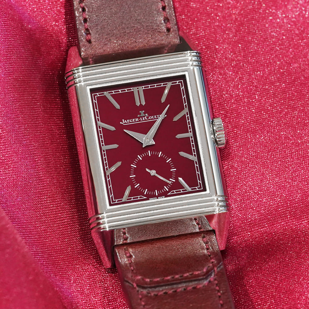 レベルソ トリビュート スモールセコンド ボルドー Ref.Q397846J 中古