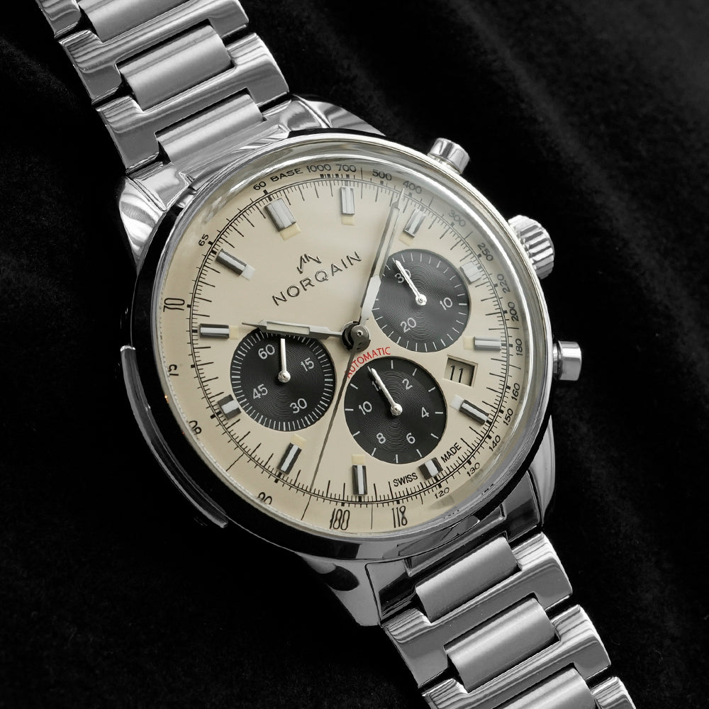 ノルケイン NORQAIN フリーダム 60 クロノ カミネ115周年限定モデル