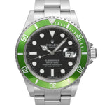 サブマリーナーデイト ライムグリーン M番 箱・2008年保証書付き Ref.16610LV 中古品