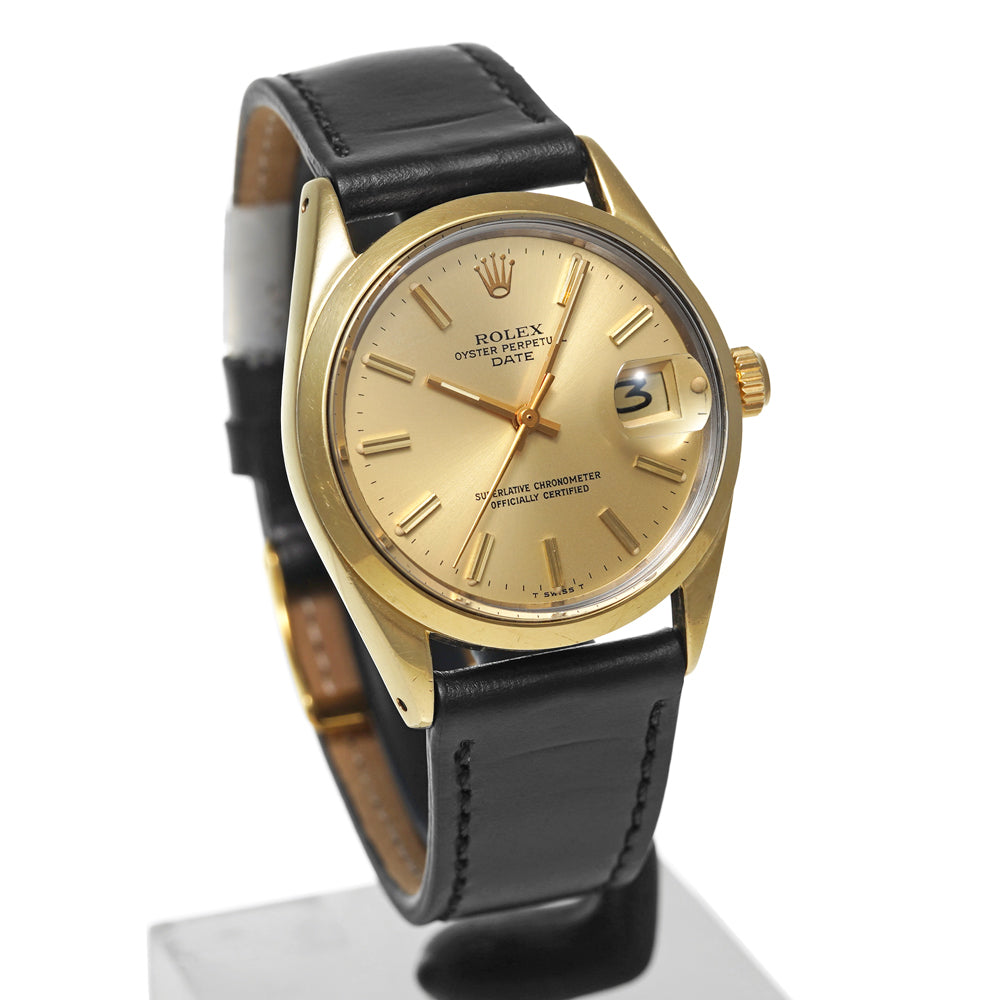 ROLEX オイスターパーペチュアル デイト Ref.1550 アンティーク品 メンズ 腕時計